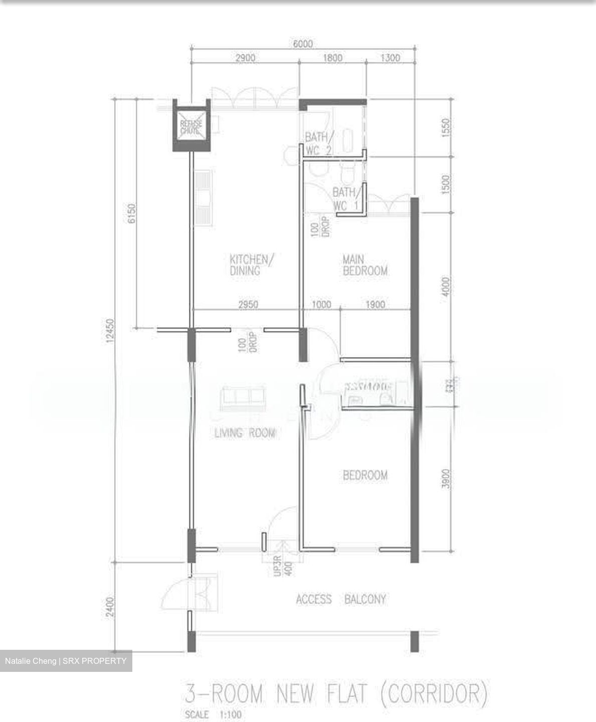 Blk 214 Ang Mo Kio Avenue 3 (Ang Mo Kio), HDB 3 Rooms #633056961